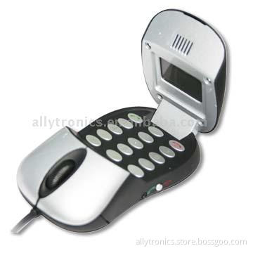 Voip Mouse with Lcd Screen And Key Pad
